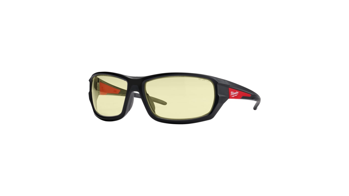 Milwaukee Safety Glasses, Yellow