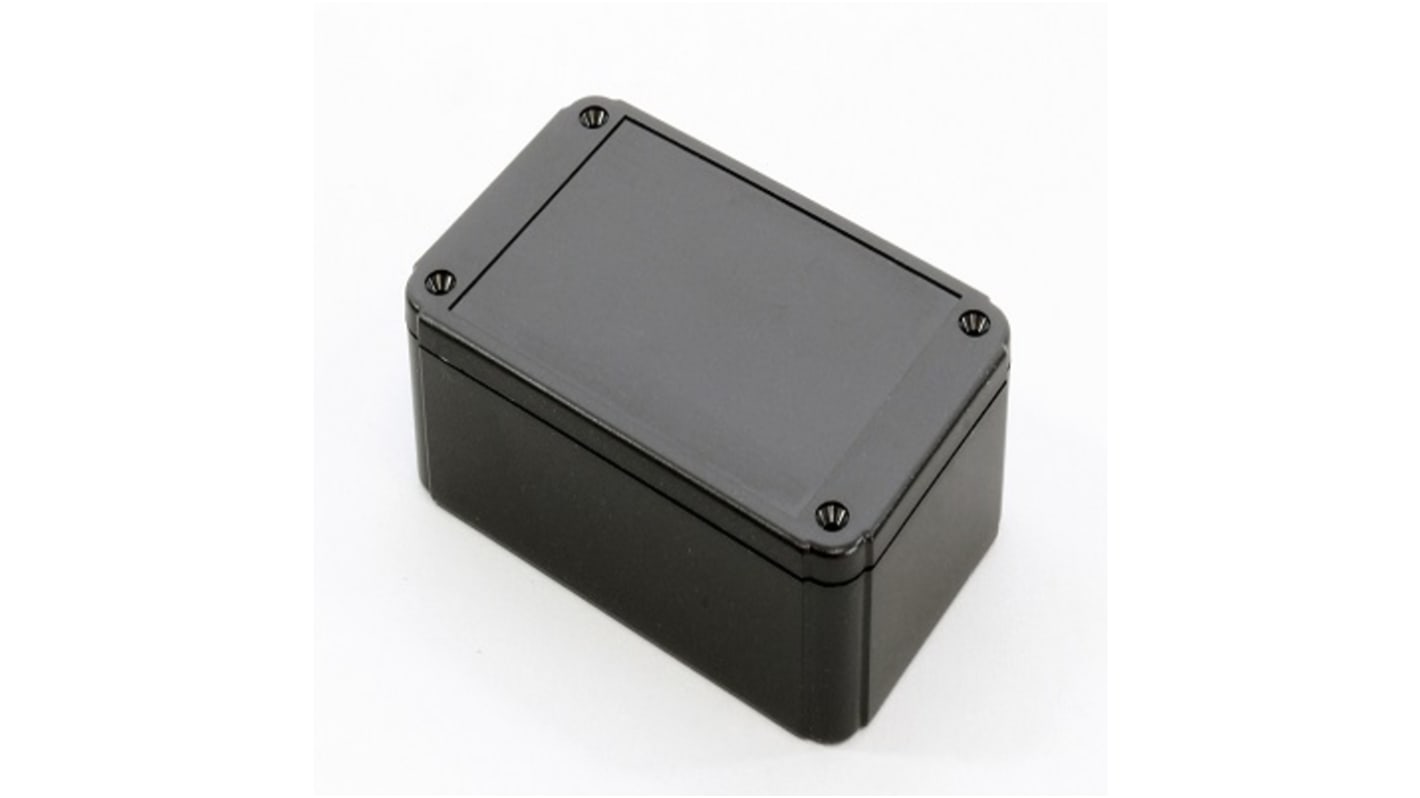 Hammond Black ABS Electronics Enclosure - 121 X 94 X 34mm (1591XXGSBK)