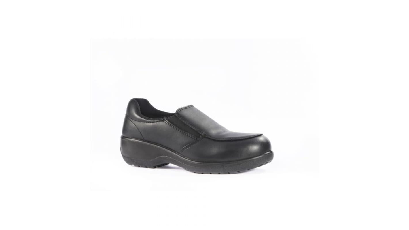 Rockfall Women's Black Toe Capped Safety Shoes, UK 2, EU 35
