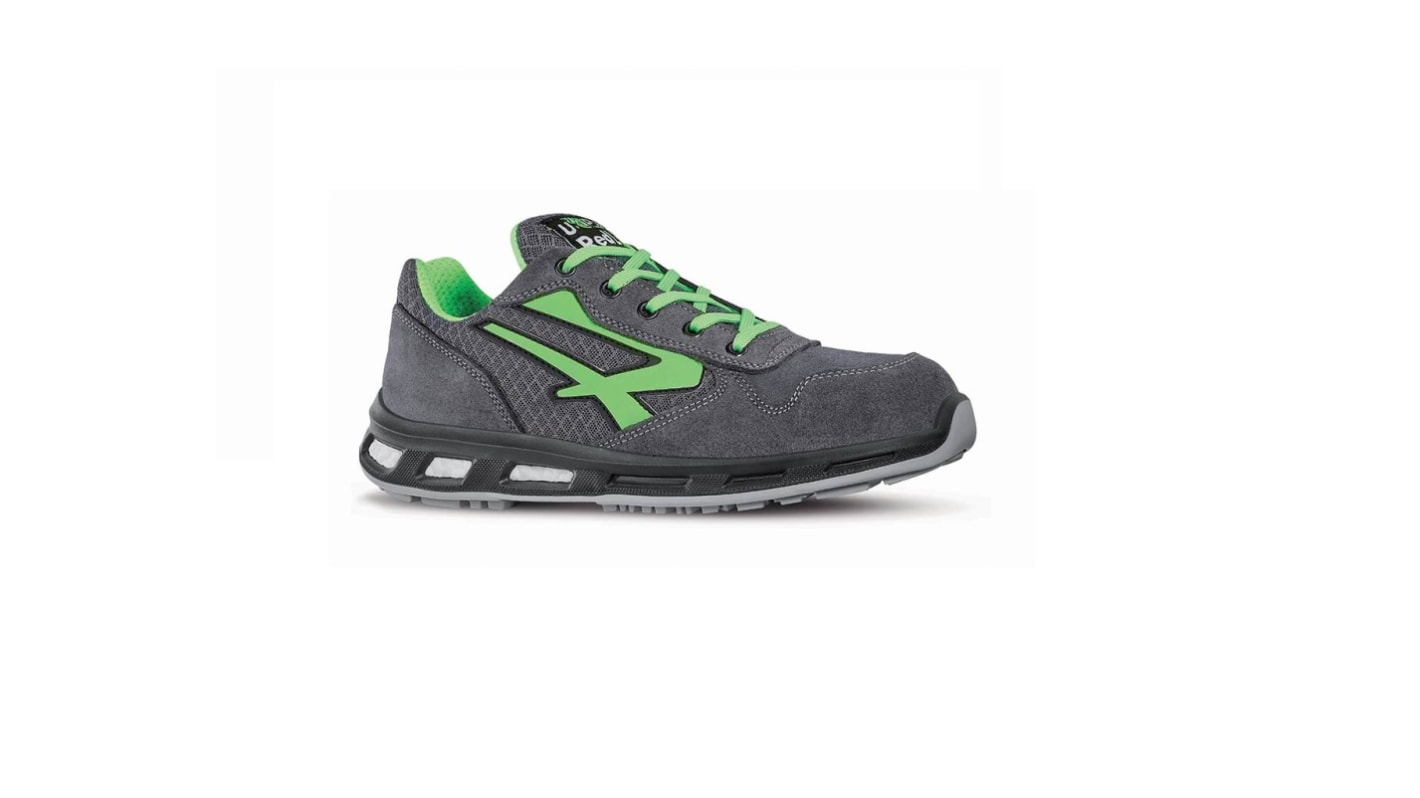 Scarpe sportive antinfortunistiche UPower POINT, , Unisex tg. 35, col. Verde/Grigio, con puntale di sicurezza