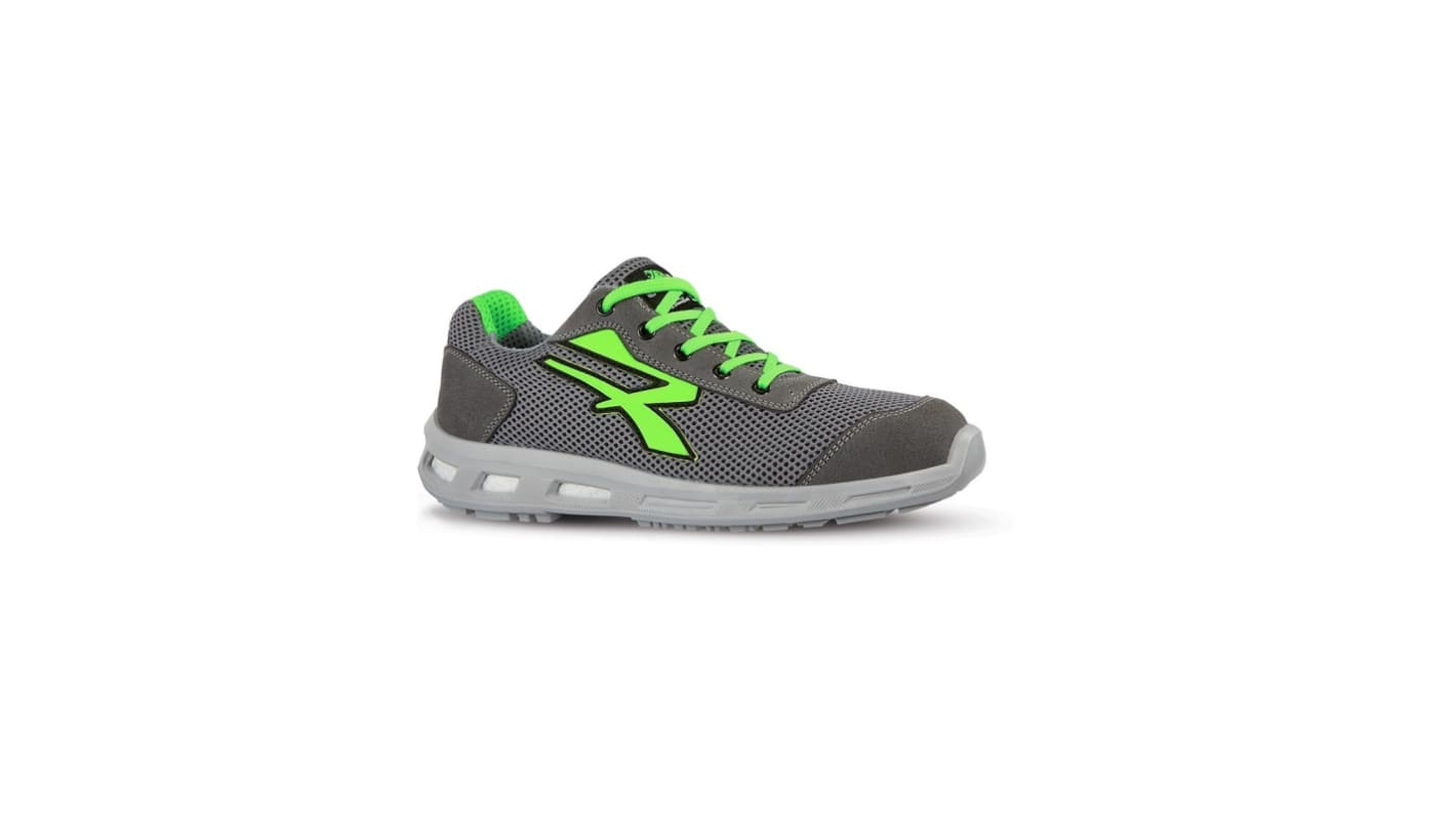 Scarpe sportive antinfortunistiche UPower SUMMER, , Unisex tg. 36, col. Verde/Grigio, con puntale di sicurezza