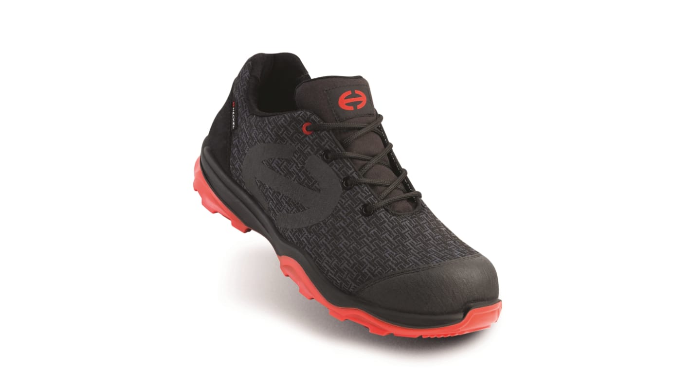 Chaussures de sécurité RUN-R PLANET, S1PL A SRC, T36 Unisexe, Noir, Rouge, antistatiques