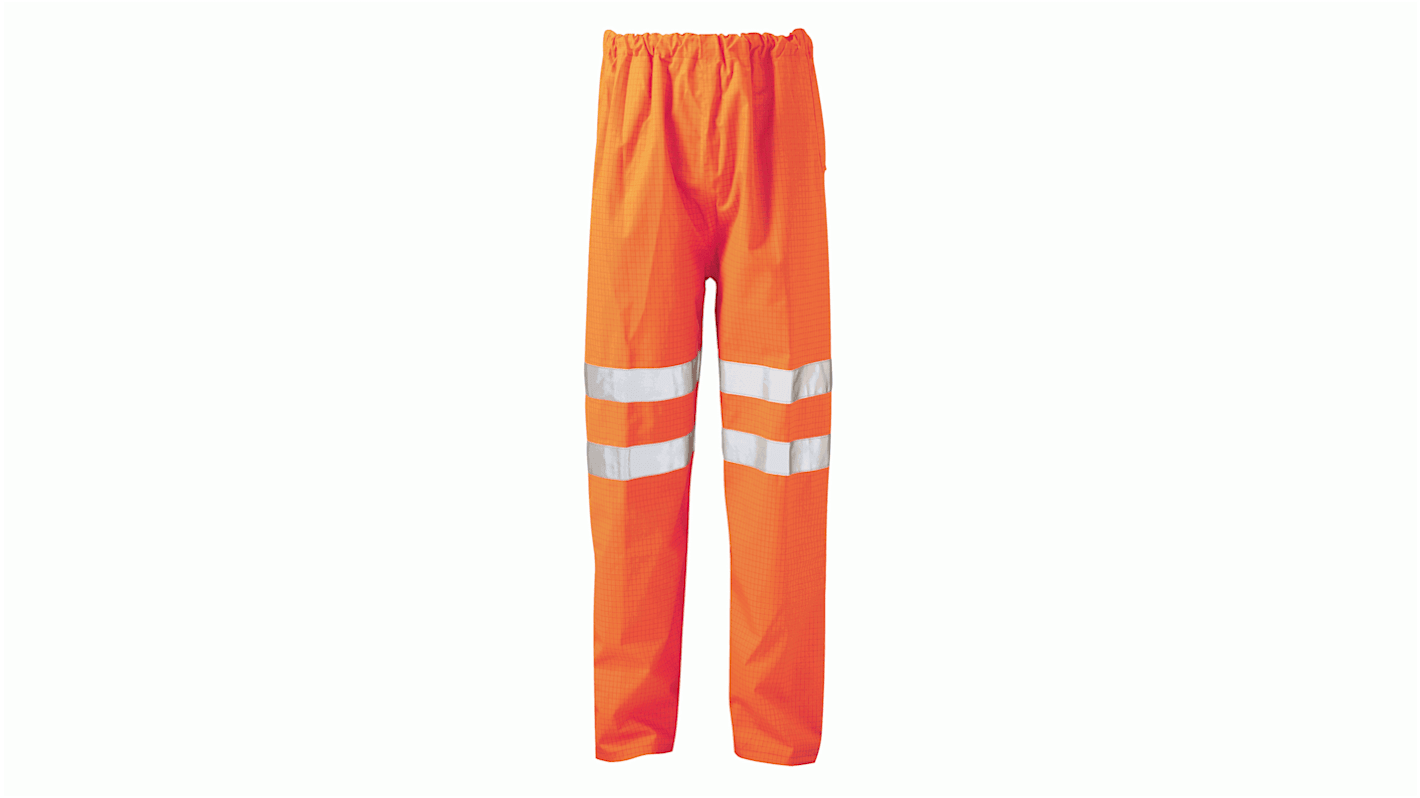 Pantalones de alta visibilidad Orbit, de color Naranja, antiestático, pirorretardante