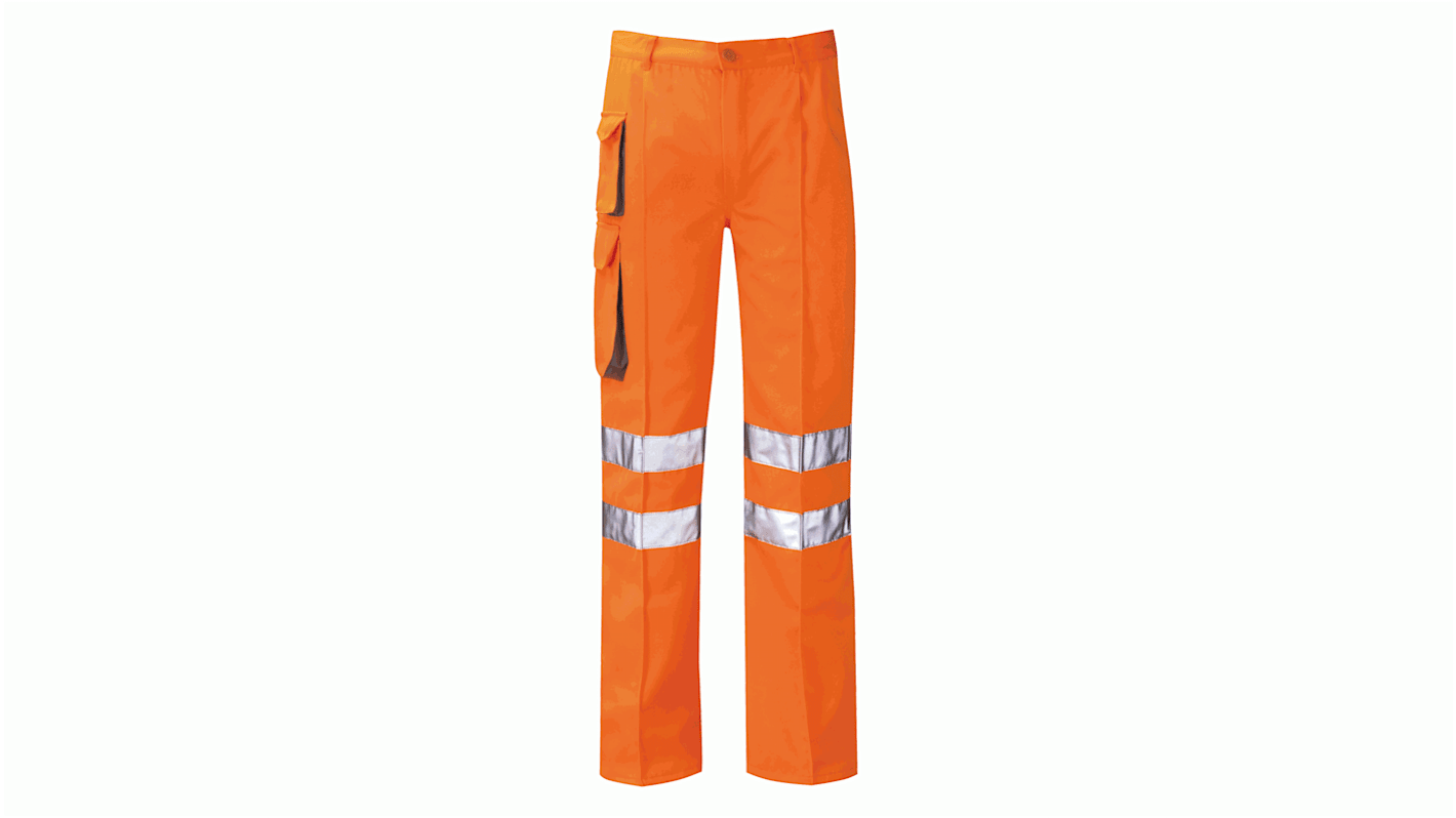 Pantalones de alta visibilidad Orbit, de color Naranja