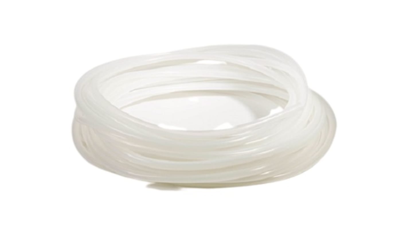 Tubo flexible Saint Gobain de Silicona Transparente, long. 50m, Ø int. 1.5mm, para Industrial