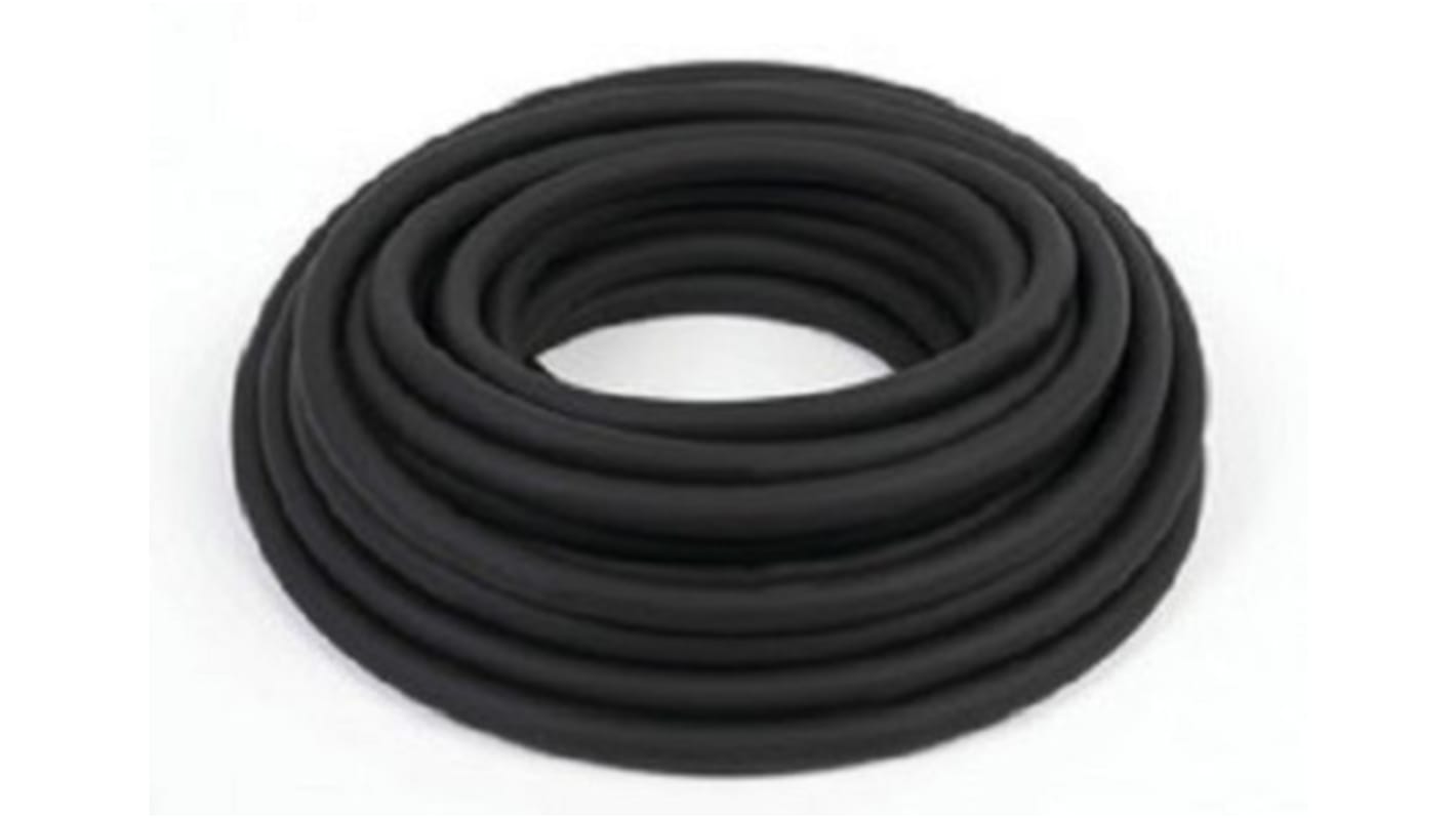 Saint Gobain Tygon® A-60-G TPE, Flexible Tubing, 9.6mm ID, 14.3mm OD, Black, 15m