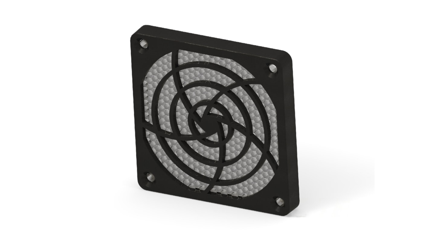 TE Connectivity Fan Filter for 80mm Fans, ABS Frame, 71.5 x 84.5mm