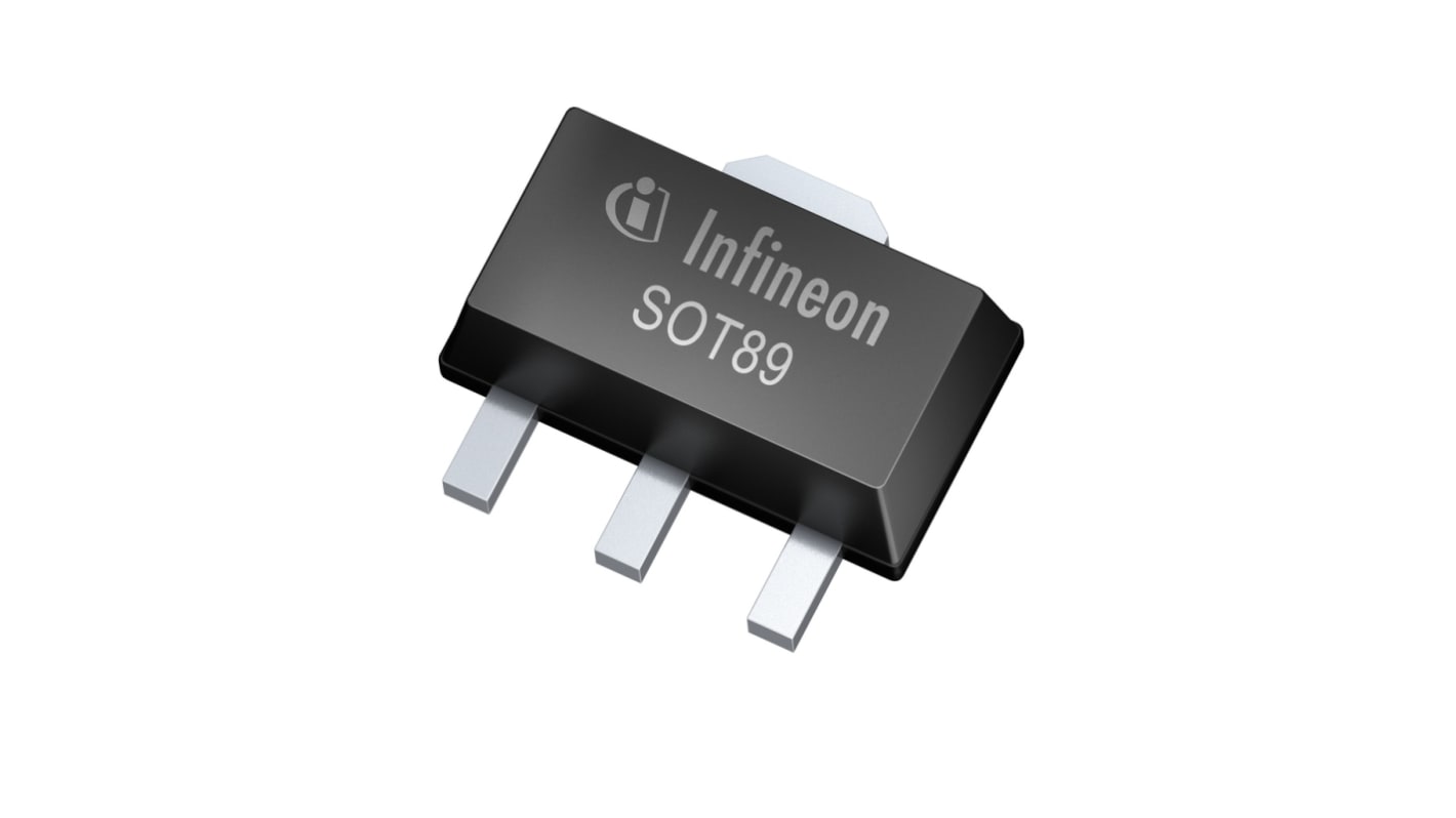 Transistor bipolare RF NPN Infineon, SOT-89, 120 mA, 20 V, Montaggio superficiale