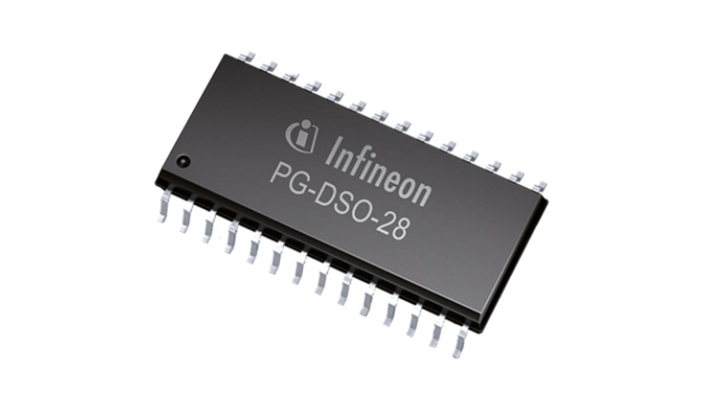 Driver gate MOSFET IR2133SPBF, CMOS, LSTTL, 420 mA, 25V, SOIC a 28 conduttori, 28-Pin