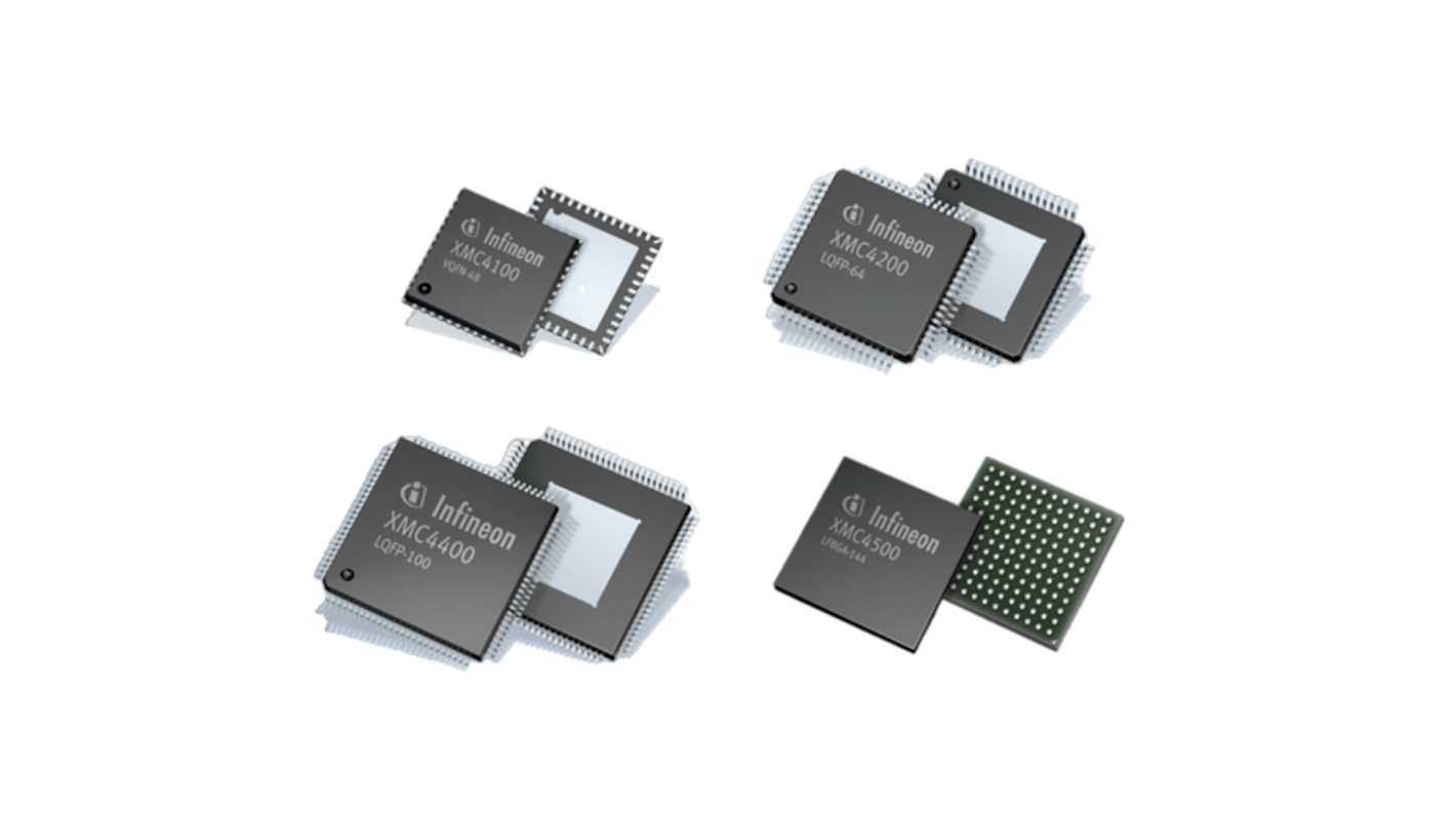 Microcontrolador Infineon XMC4504F144F512ACXQMA1, núcleo 32-bit ARM Cortex M4, LFBGA de 144 pines
