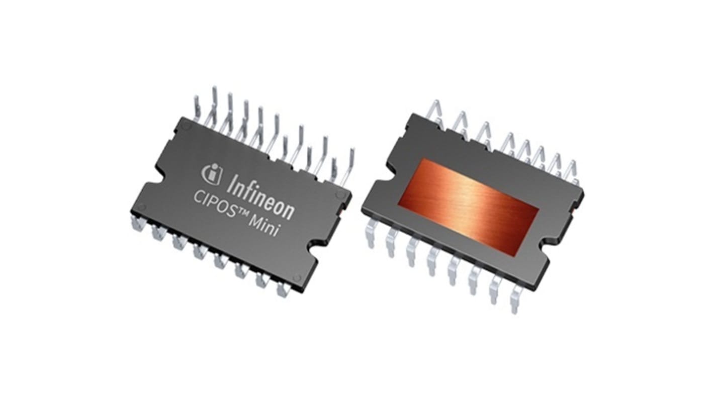Modulo di potenza intelligente Infineon Motore c.a., Motore a magnete permanente, Trifase, Half Bridge, 24-Pin, 10A