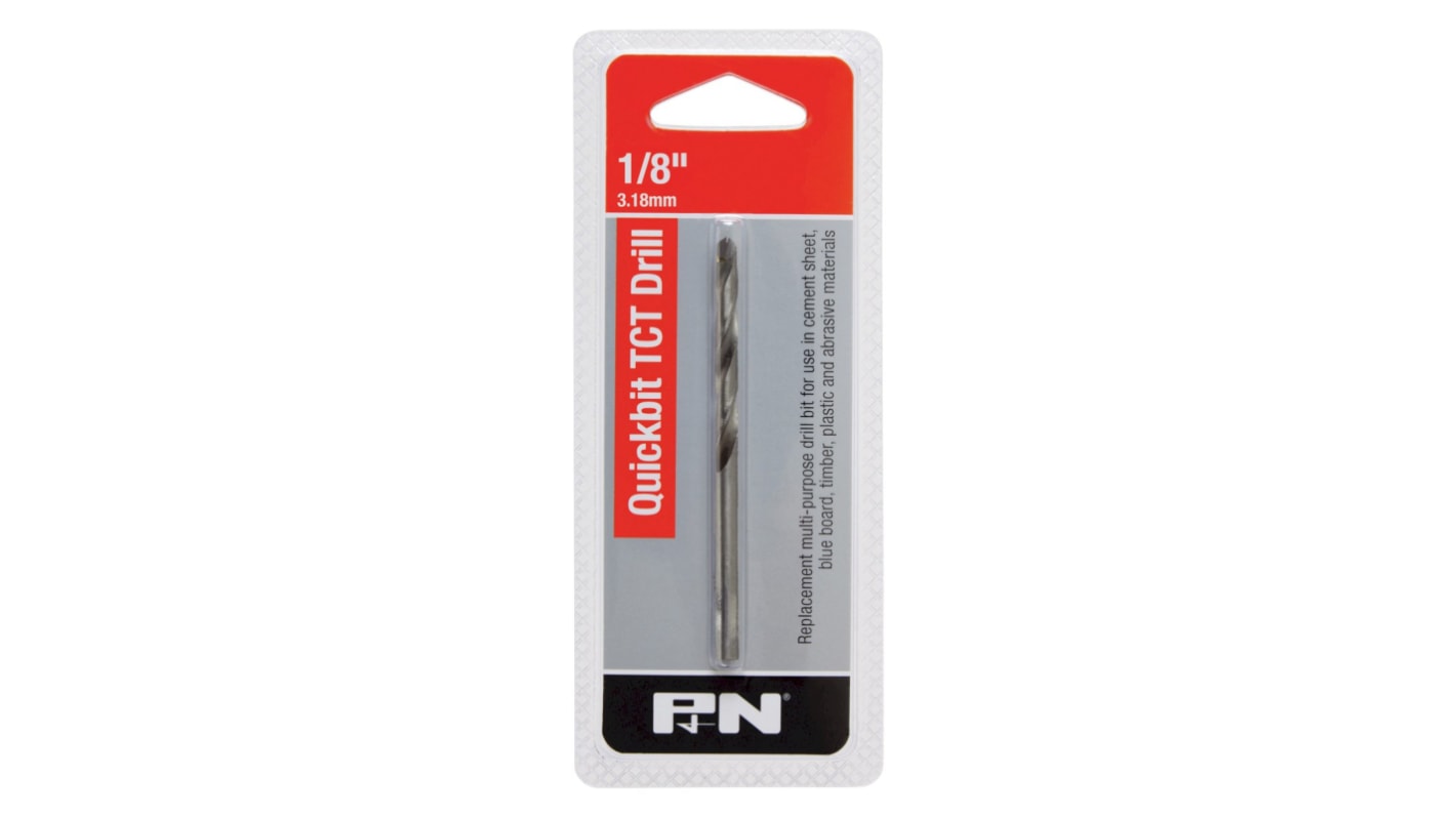P&N Tungsten Carbide Tip Countersink, 3.18mm Diameter, 60 mm Overall