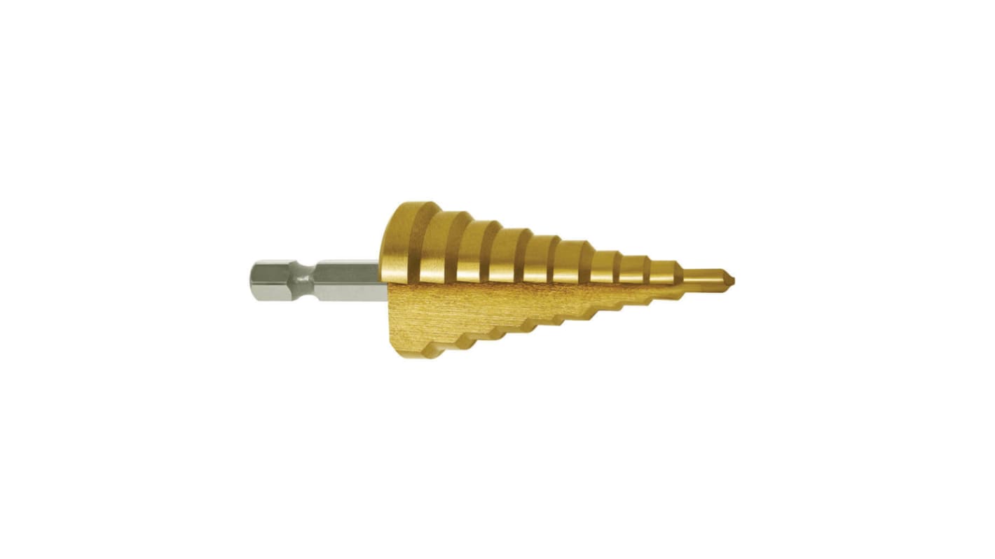 P&N Titanium-Nitride (Coated) Step Drill Bit