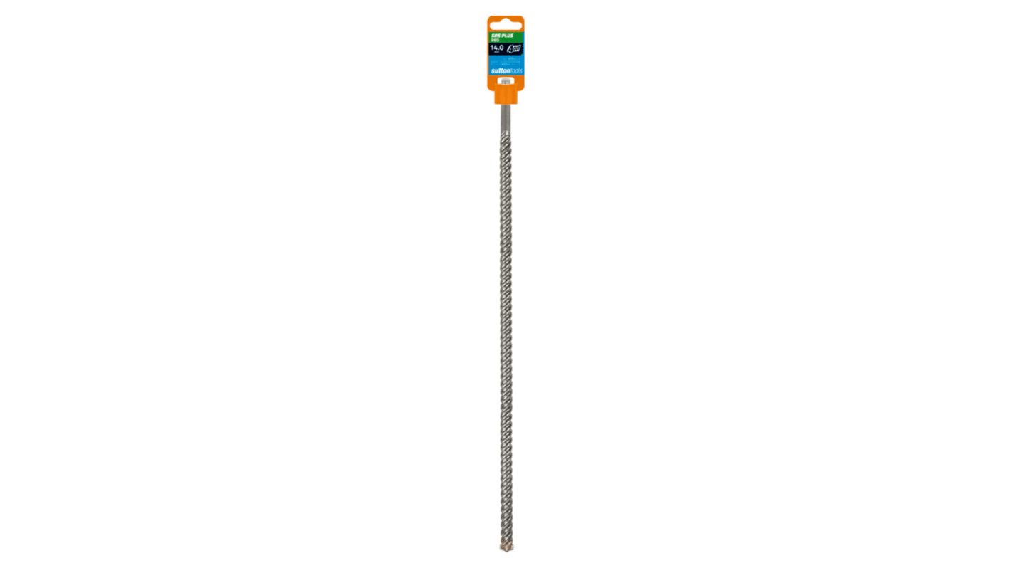 Sutton Tools Tungsten Carbide Tip Masonry Drill Bit for Masonry, 14mm Diameter, 460 mm Overall