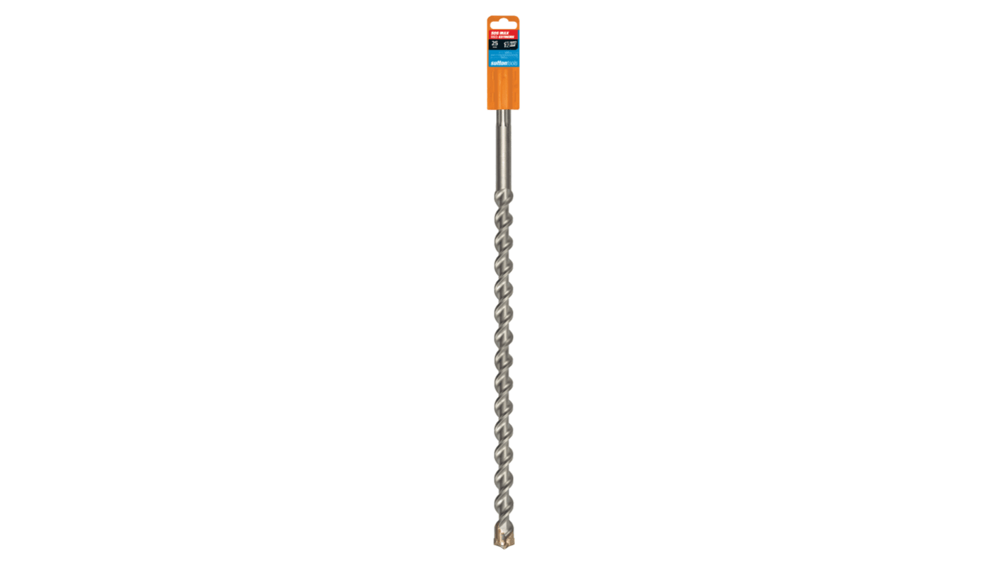 Sutton Tools Tungsten Carbide Masonry Drill Bit for Masonry, 25mm Diameter, 540 mm Overall