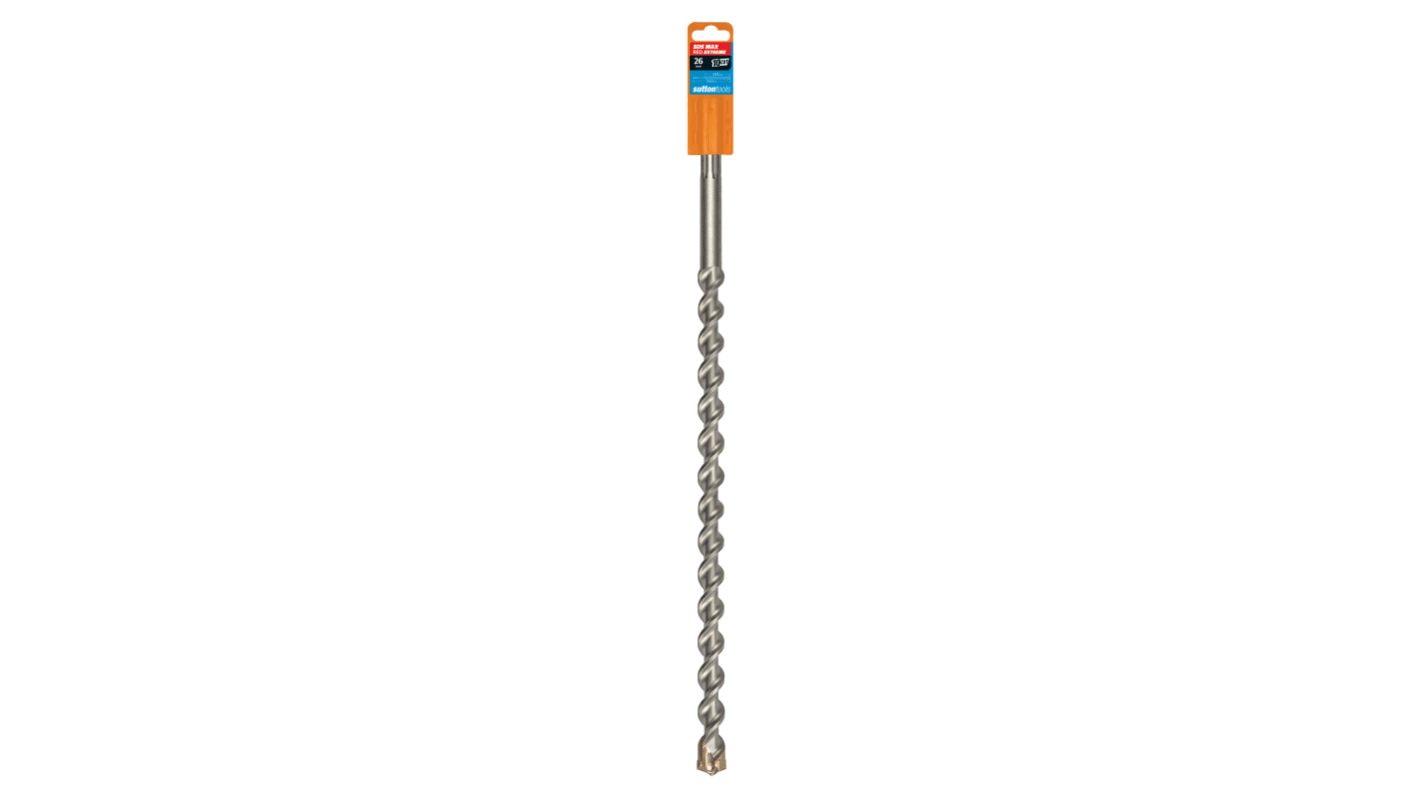 Sutton Tools Tungsten Carbide Masonry Drill Bit for Masonry, 26mm Diameter, 540 mm Overall