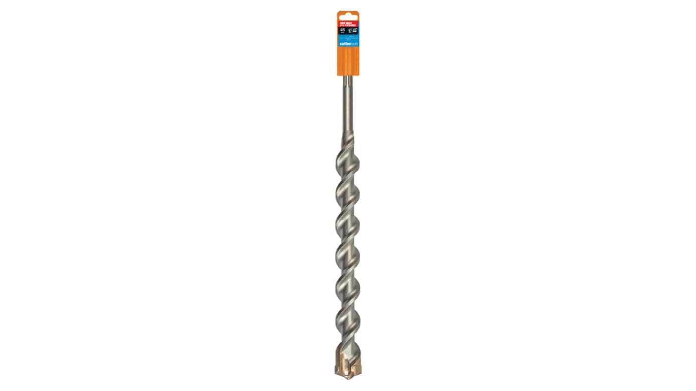 Sutton Tools Tungsten Carbide Masonry Drill Bit for Masonry, 45mm Diameter, 540 mm Overall