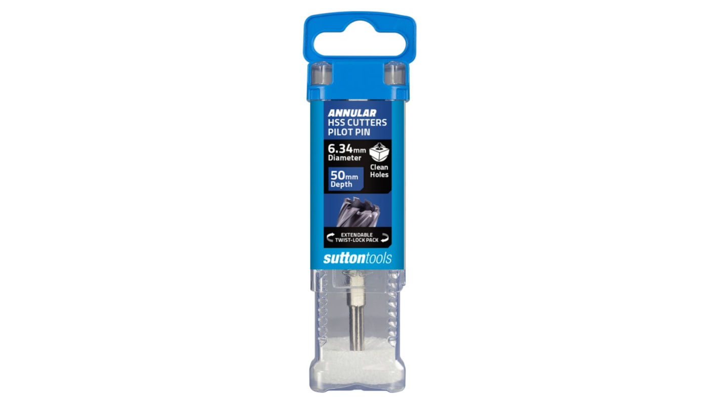 Sutton Tools HSS 6.34mm Cutting Diameter Magnetic Drill Bit