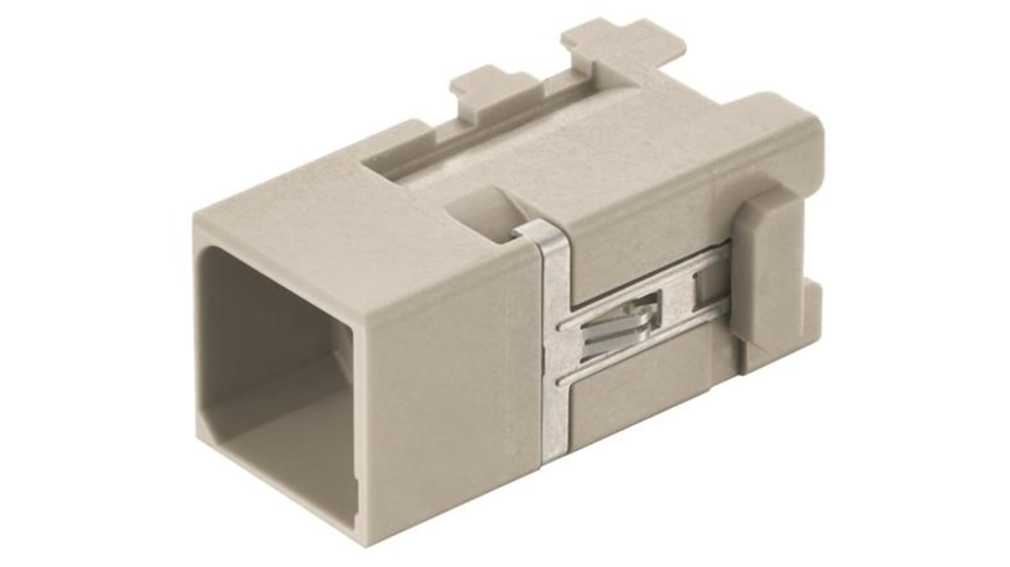 HARTING Crimp Connector M12 Cube, Male, Han-Modular, Han-Domino