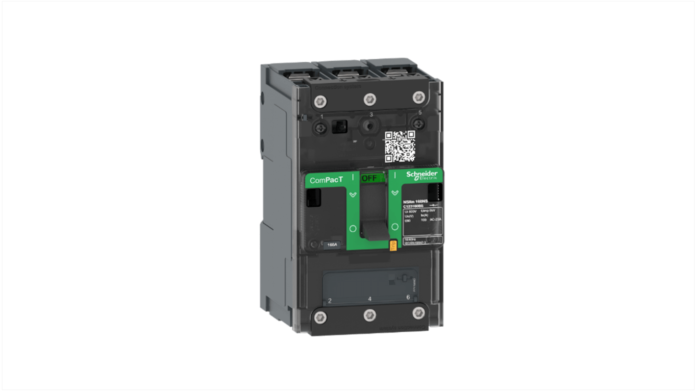 Schneider Electric Switch Disconnector, 3 Pole, 50A Fuse Current