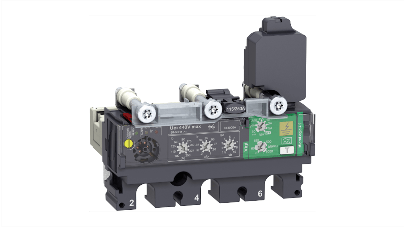 Schneider Electric ComPacT New Generation Trip Unit for use with ComPacT NSX160/250 Circuit Breakers