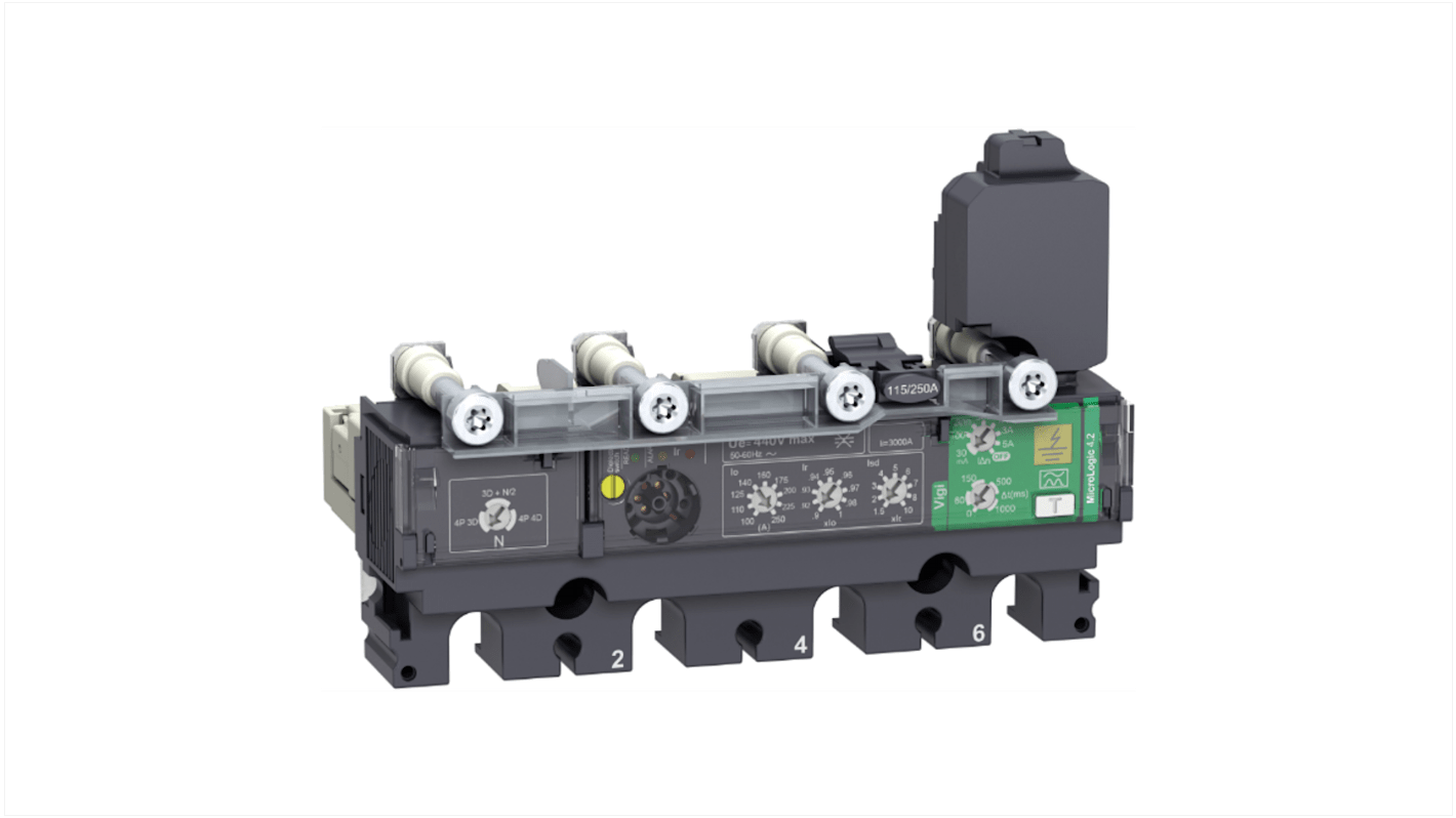 Schneider Electric ComPacT New Generation Trip Unit for use with ComPacT NSX 160/250 Circuit Breakers