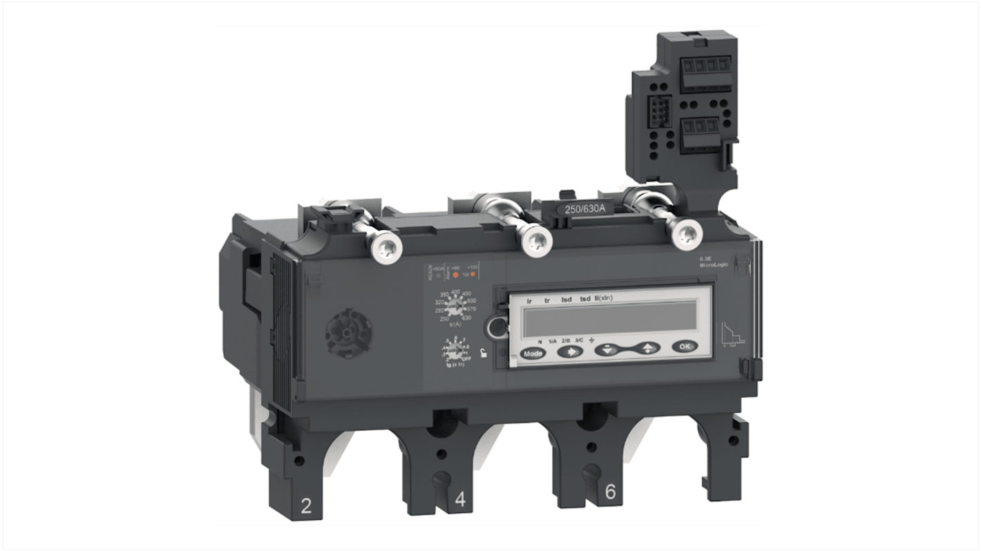 Schneider Electric ComPacT New Generation Trip Unit for use with ComPacT NSX400/630 Circuit Breakers