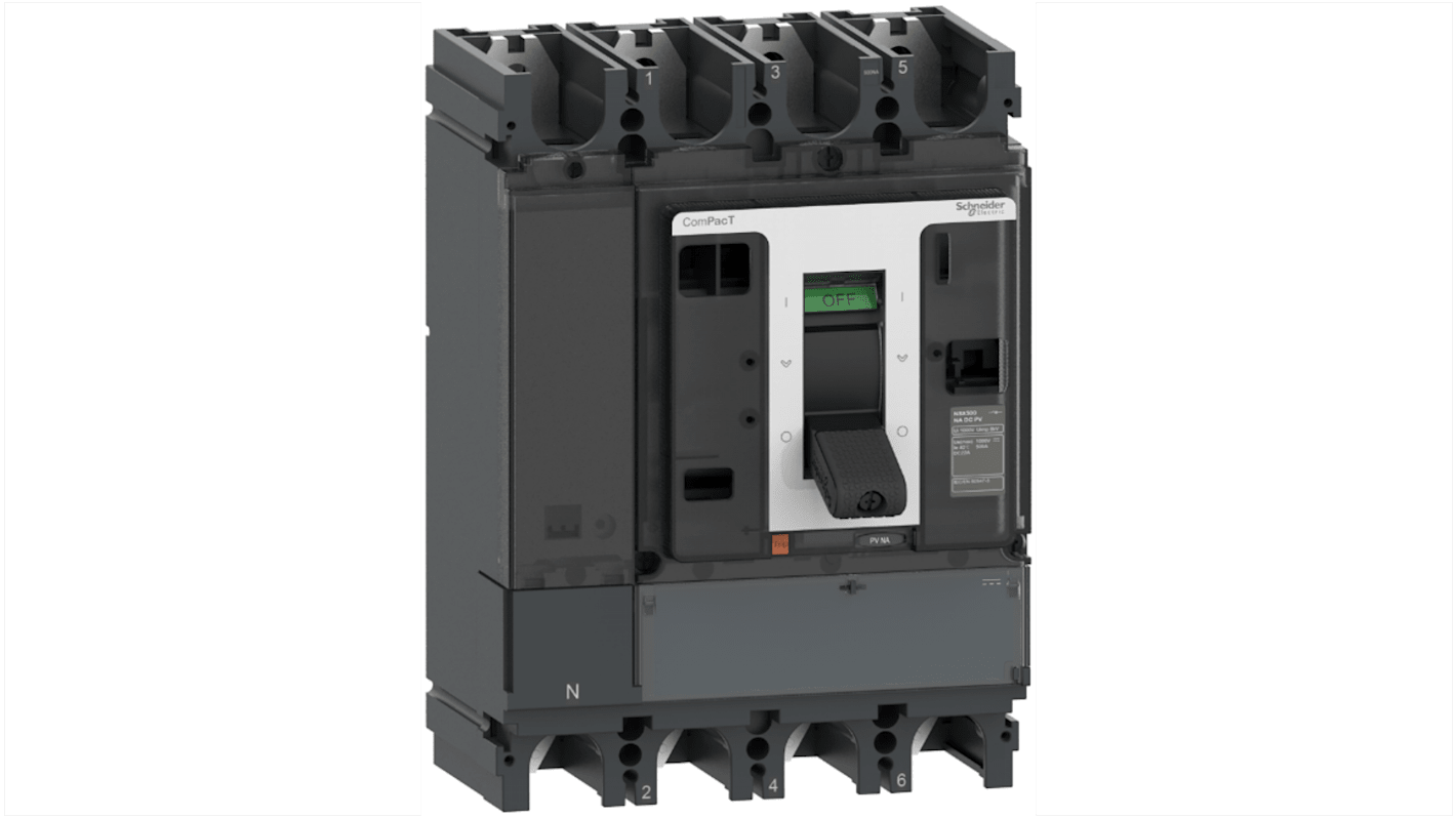 Schneider Electric NSX400 Trennschalter 4-polig, 400A, ComPacT der neuen Generation Geschlossen