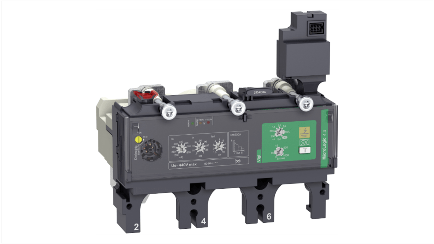 Schneider Electric ComPacT New Generation Trip Unit for use with ComPacT NSX630 Circuit Breakers