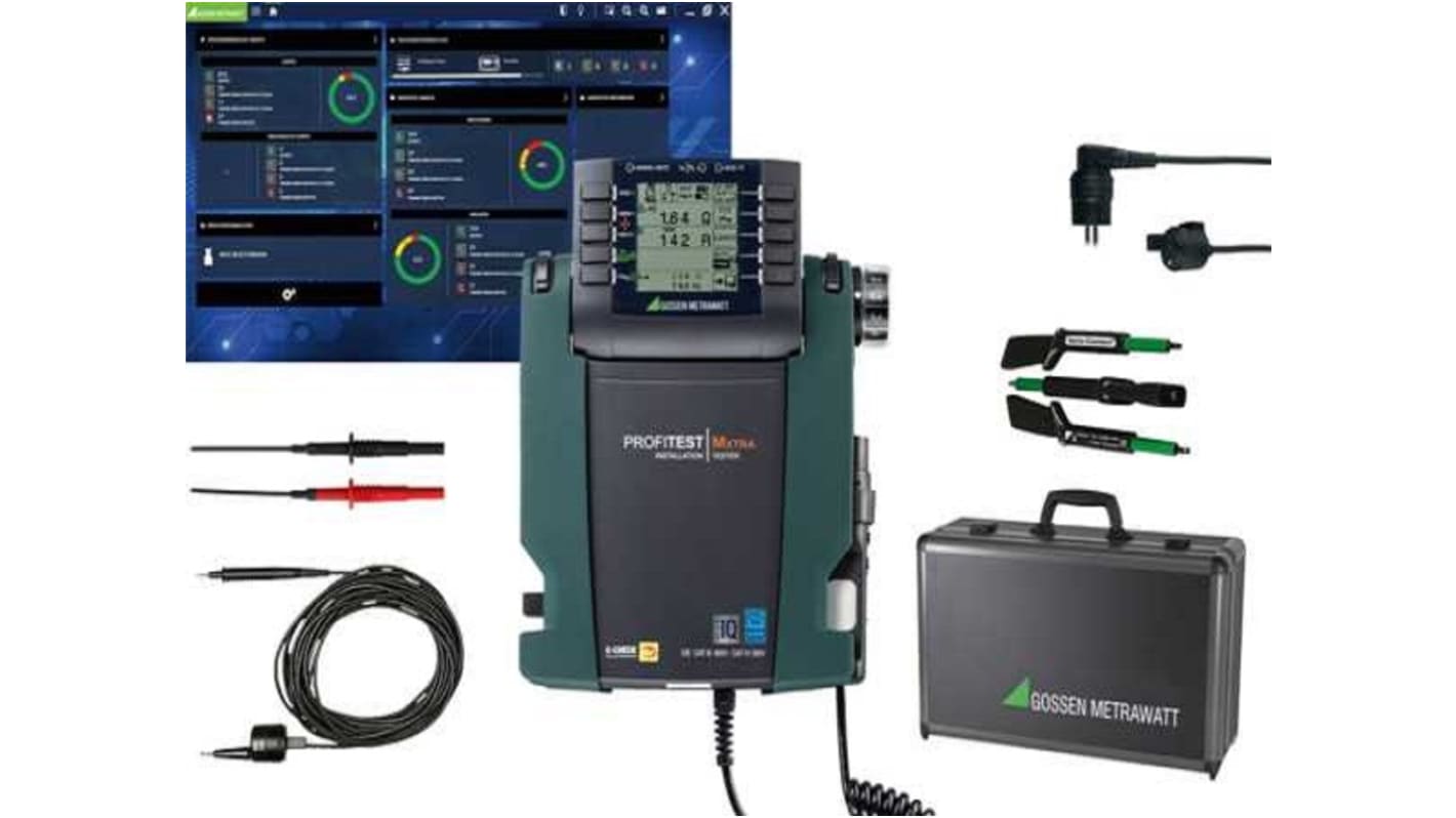 Gossen Metrawatt XTRA IQ Master Package Multifunktionsprüfgerät autom.RCD Test Ohne Auslösung RCD Rampentest