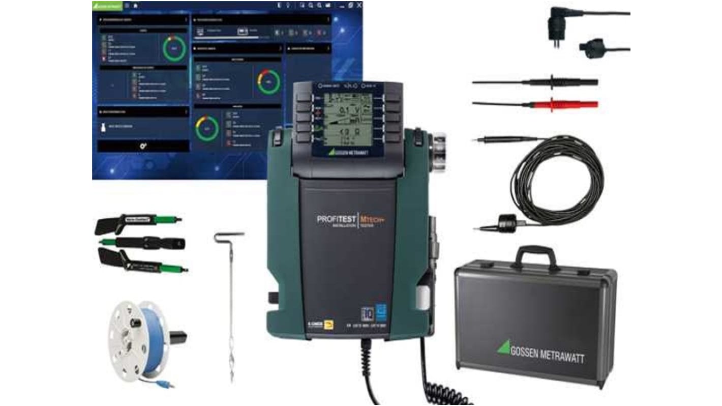 Gossen Metrawatt Master Package TECH+ IQ Multifunktionsprüfgerät autom.RCD Test Ohne Auslösung