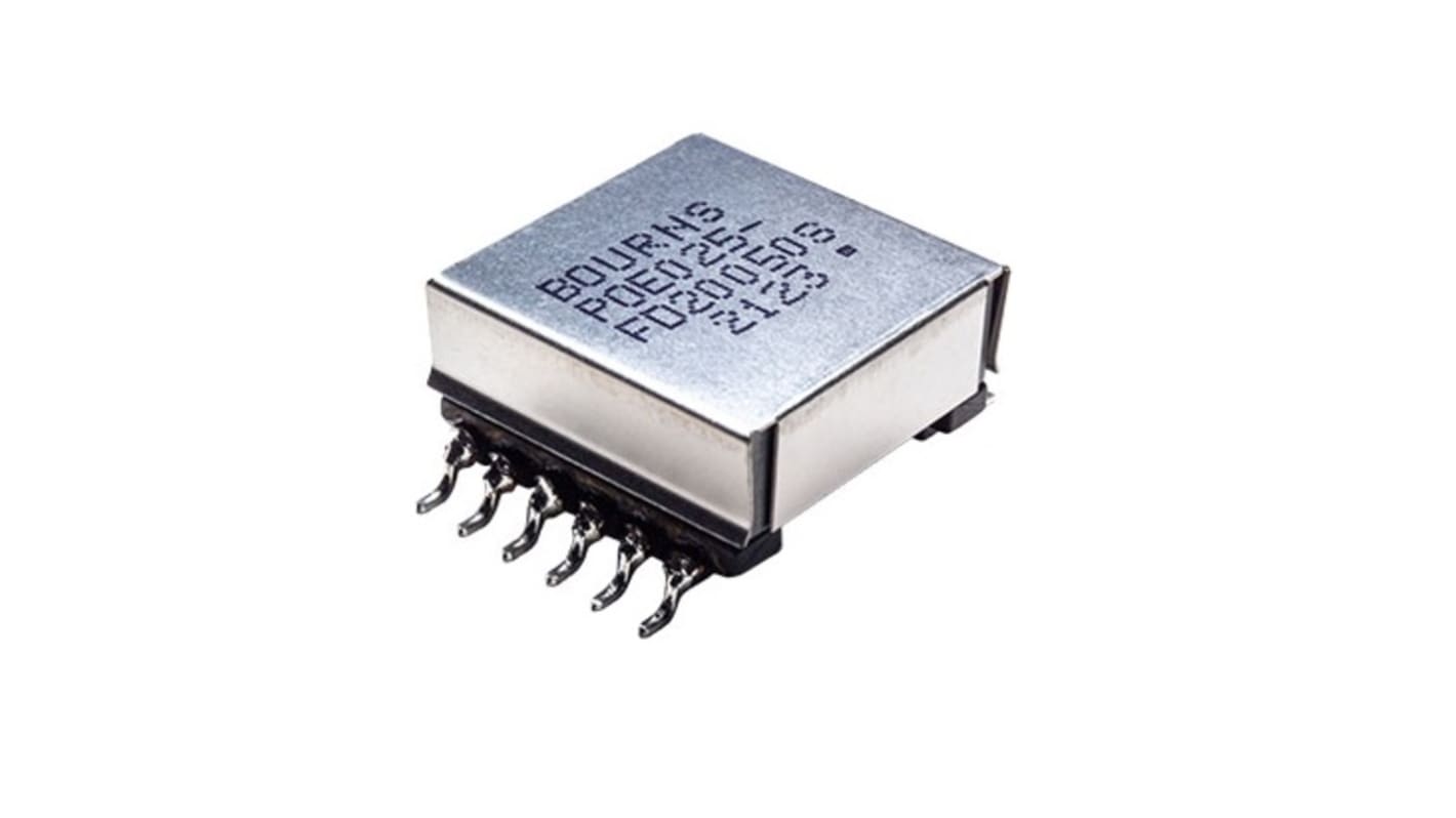 Bourns Surface Mount Pulse Transformer 1.71:1 Turns Ratio, 100μH Prim. Inductance