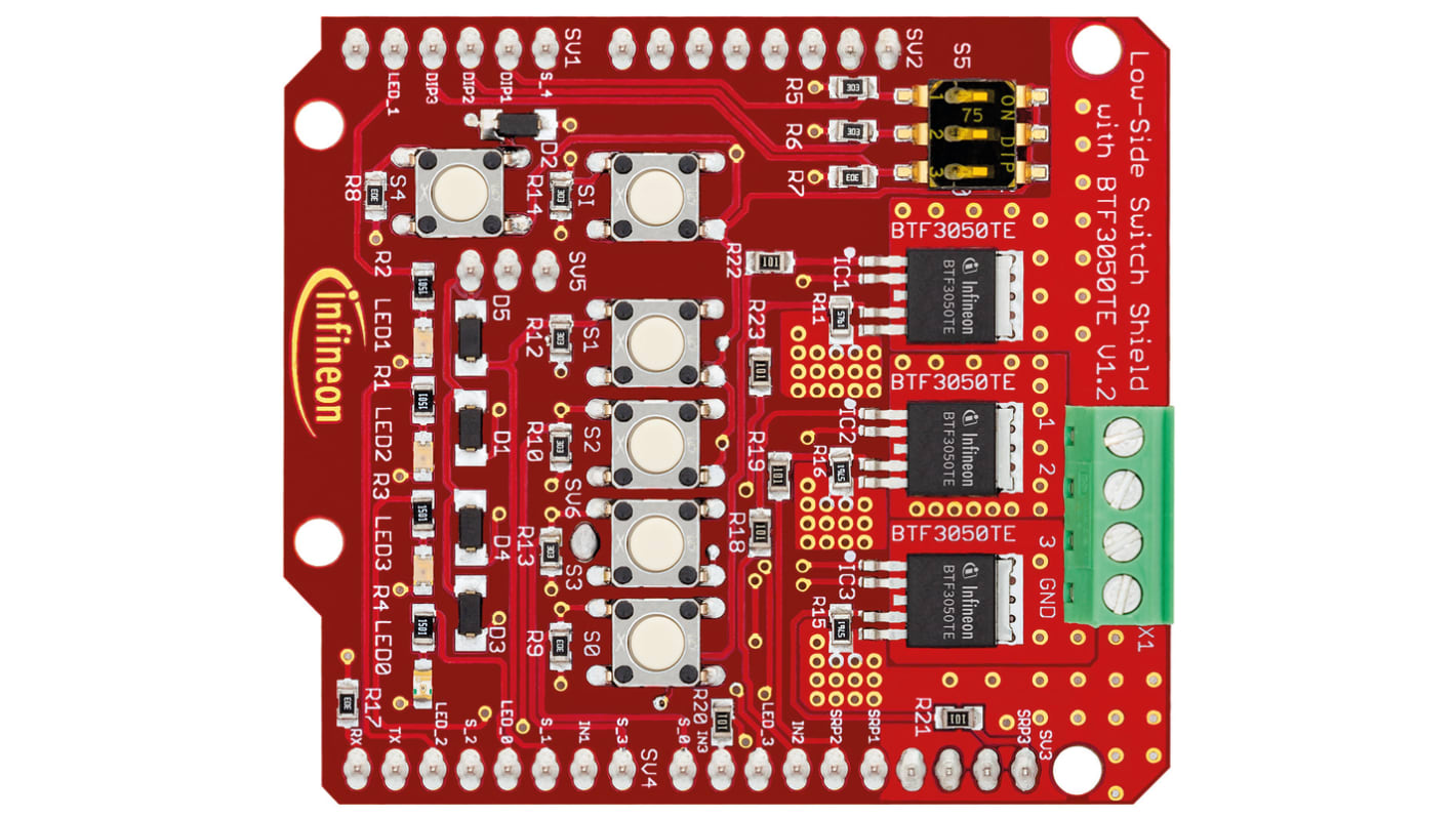 Scheda di sviluppo Switch Shield Infineon