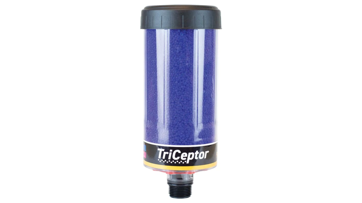 Filtro di riempimento con sfiato Parker, 3μm, Ø tappo 237mm, in Policarbonato Blu