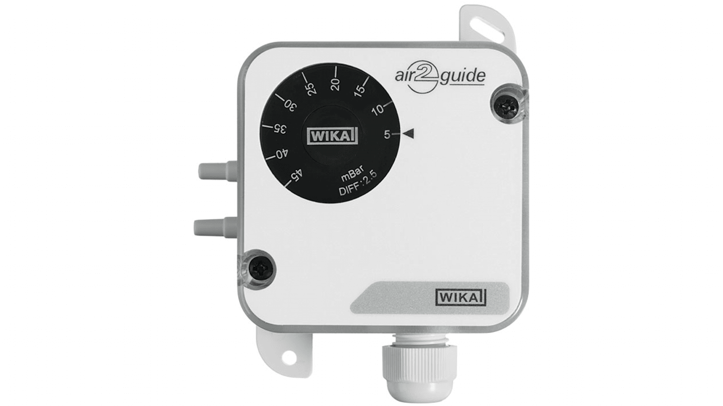 WIKA Pressure Switch, 200 Pa