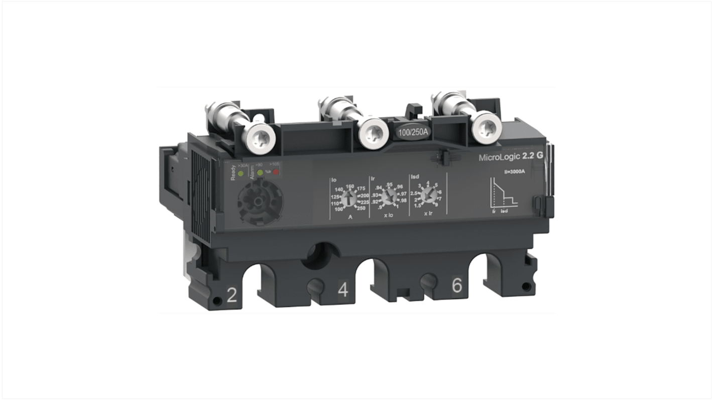 Schneider Electric ComPacT New Generation Trip Unit for use with ComPacT NSX 100/160/250 Circuit Breakers