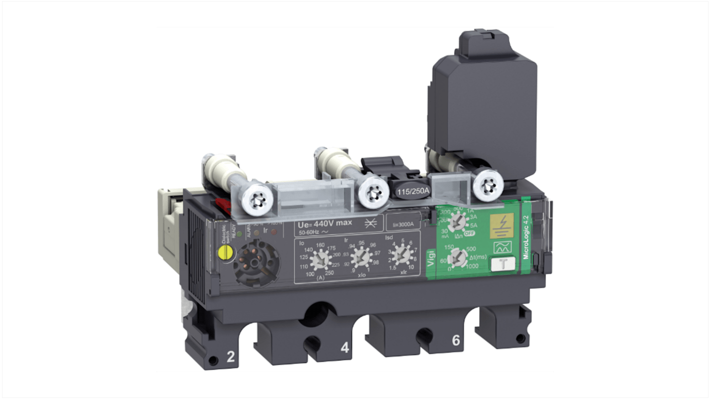 Schneider Electric ComPacT New Generation Trip Unit for use with ComPacT NSX 100/160/250 Circuit Breakers