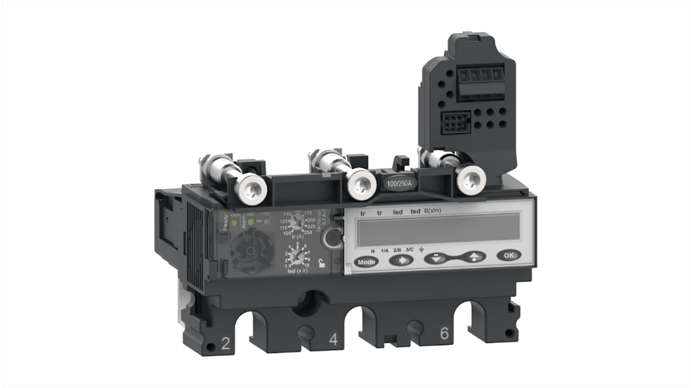 Schneider Electric ComPacT New Generation Trip Unit for use with ComPacT NSX 100/160/250 Circuit Breakers