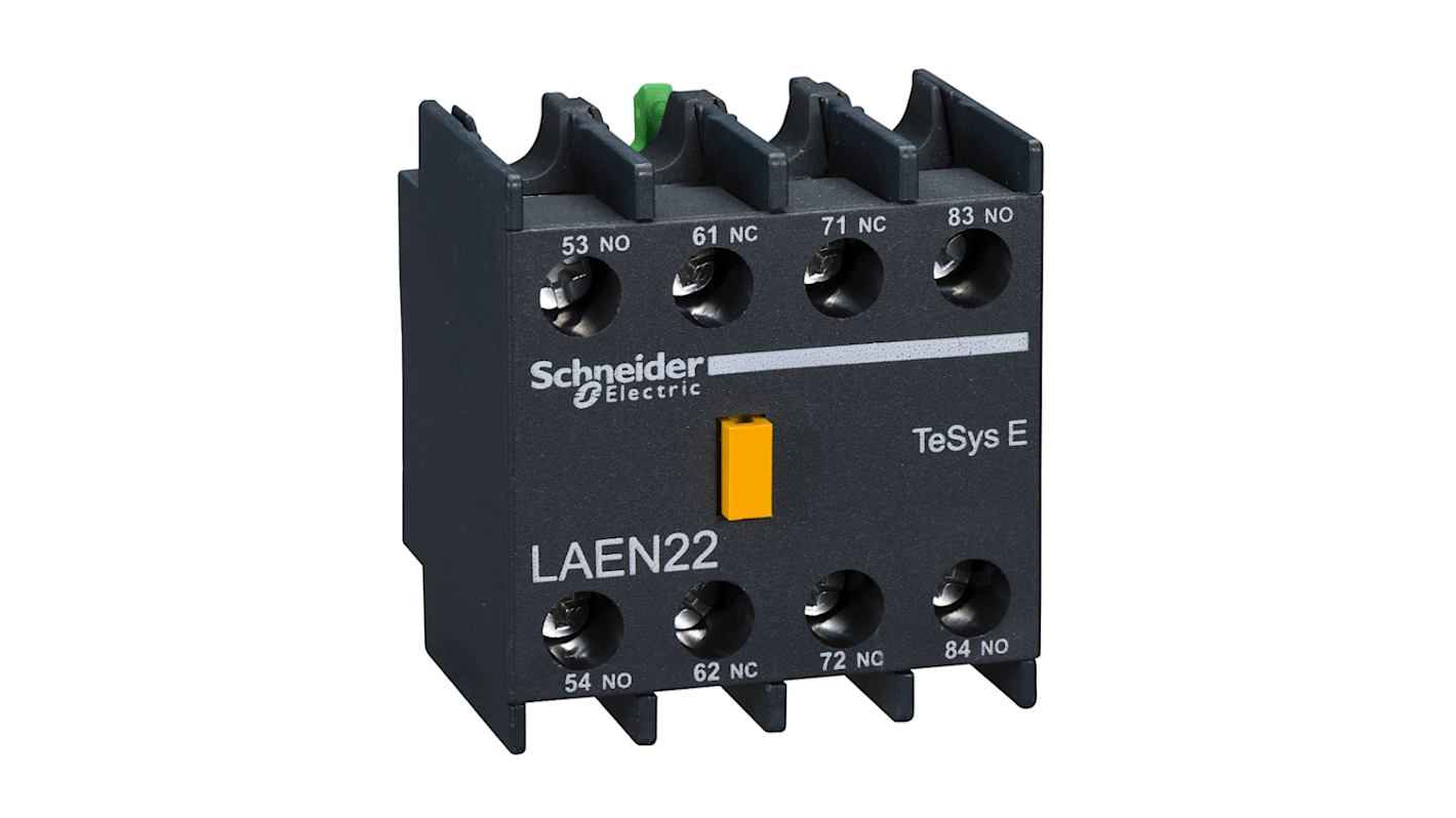LAEN22 | Schneider Electric - Easy Series Auxiliary Contact, 2NO+2NC ...