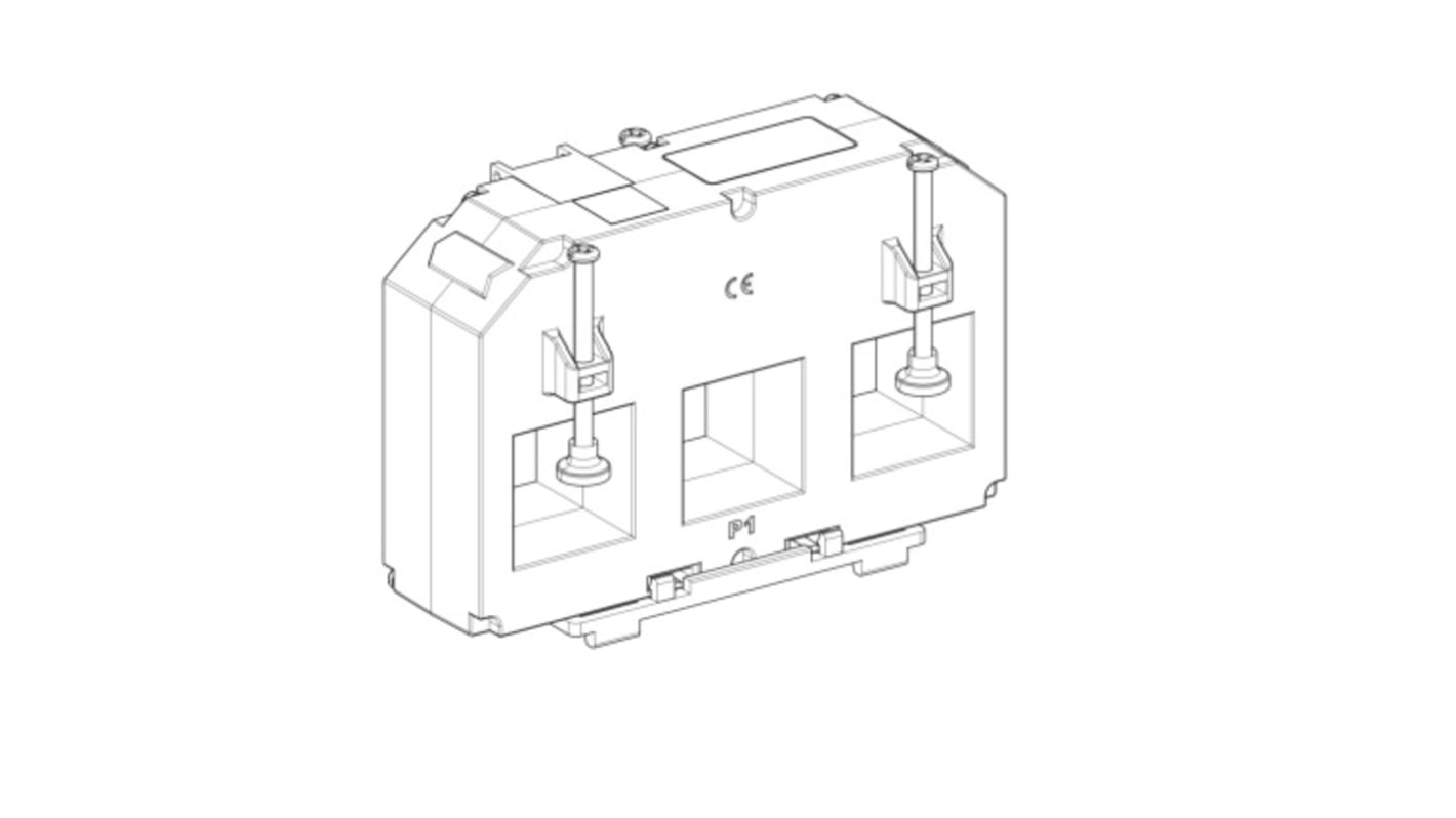 Schneider Electric - Easy Series LVCT 3in1 Series Current Transformer Current Transformer, 1kA Input, 1 kA Output, 54mm