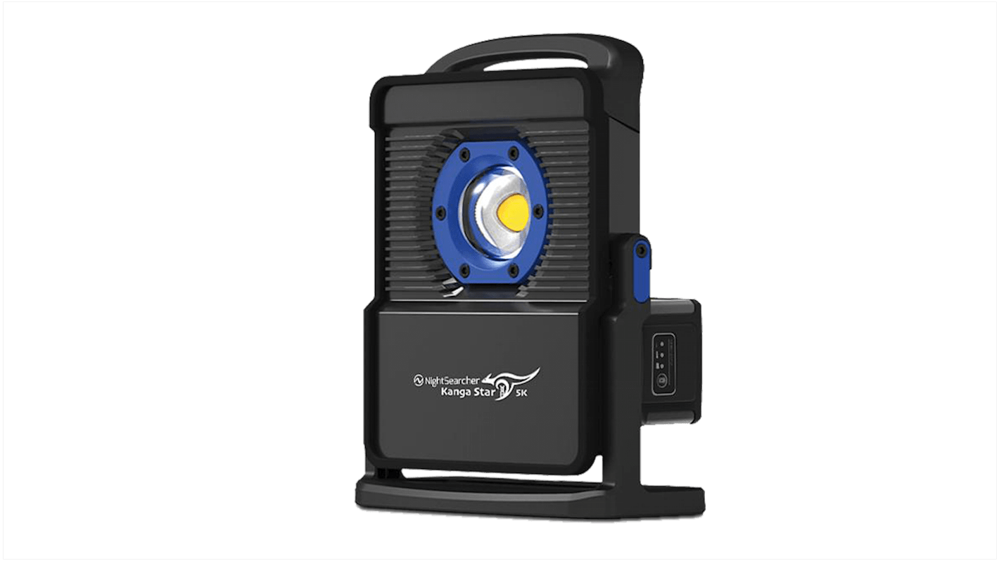 Luz de trabajo, Nightsearcher, NSKANGASTAR5K-A, Lámpara de Trabajo Plegable, LED, 240 V, IP65