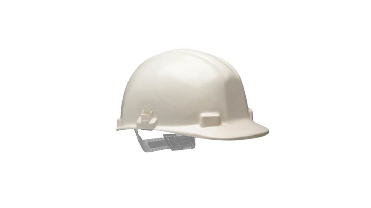 Centurion Safety White Safety Helmet with Chin Strap