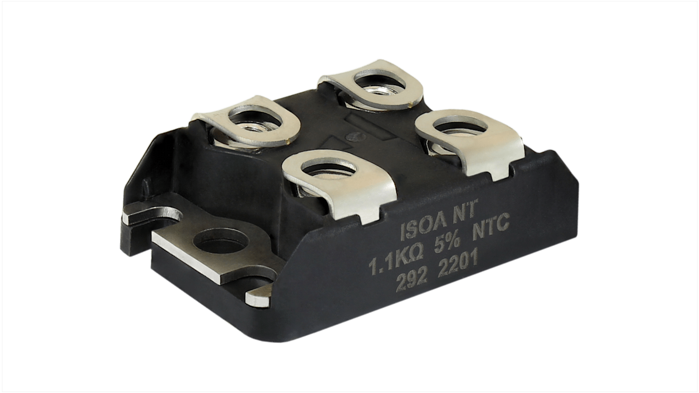 Vishay, 1.6kΩ 100W Thick Film Chassis Mount Resistor ISOA100N11601JT ±5