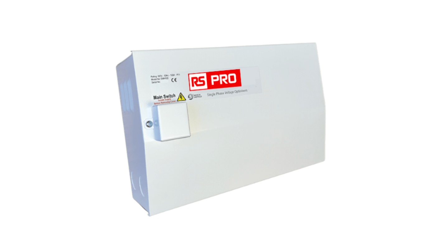 RS PRO Voltage Optimiser, 100A