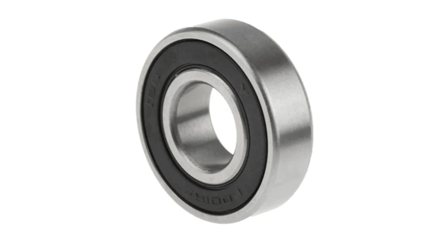RS PRO 6000-2RS Single Row Deep Groove Ball Bearing- Both Sides Sealed 10mm I.D, 26mm O.D