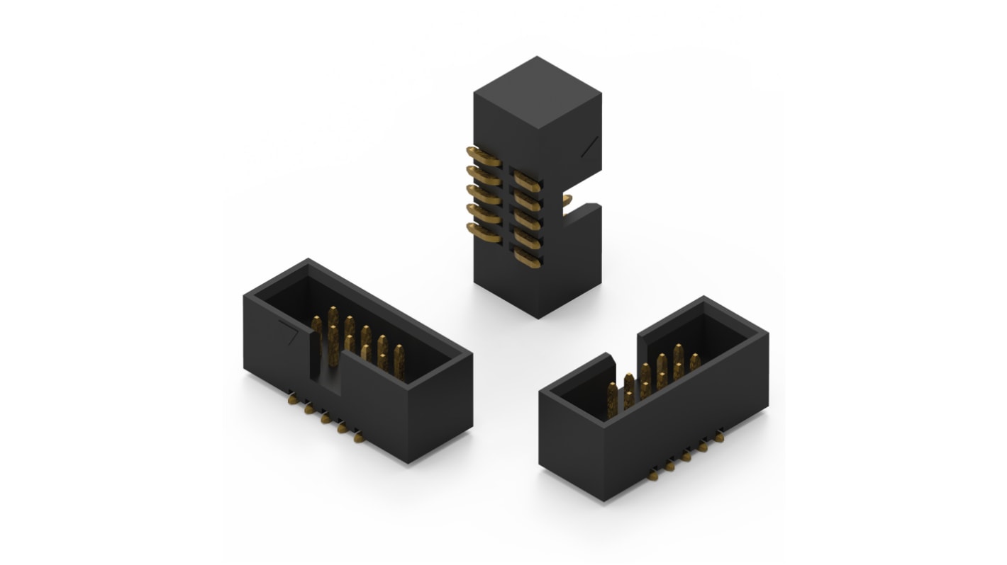 File di contatti PCB Wurth Elektronik, 10 vie, 2 file, passo 1.27mm