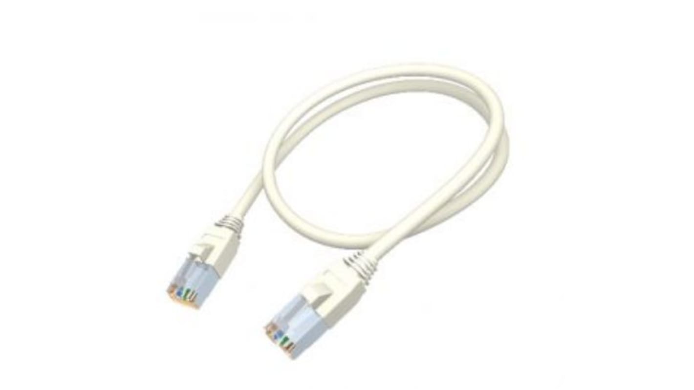 Cable Ethernet Cat6 F/UTP Molex Premise Networks de color Gris, long. 500mm