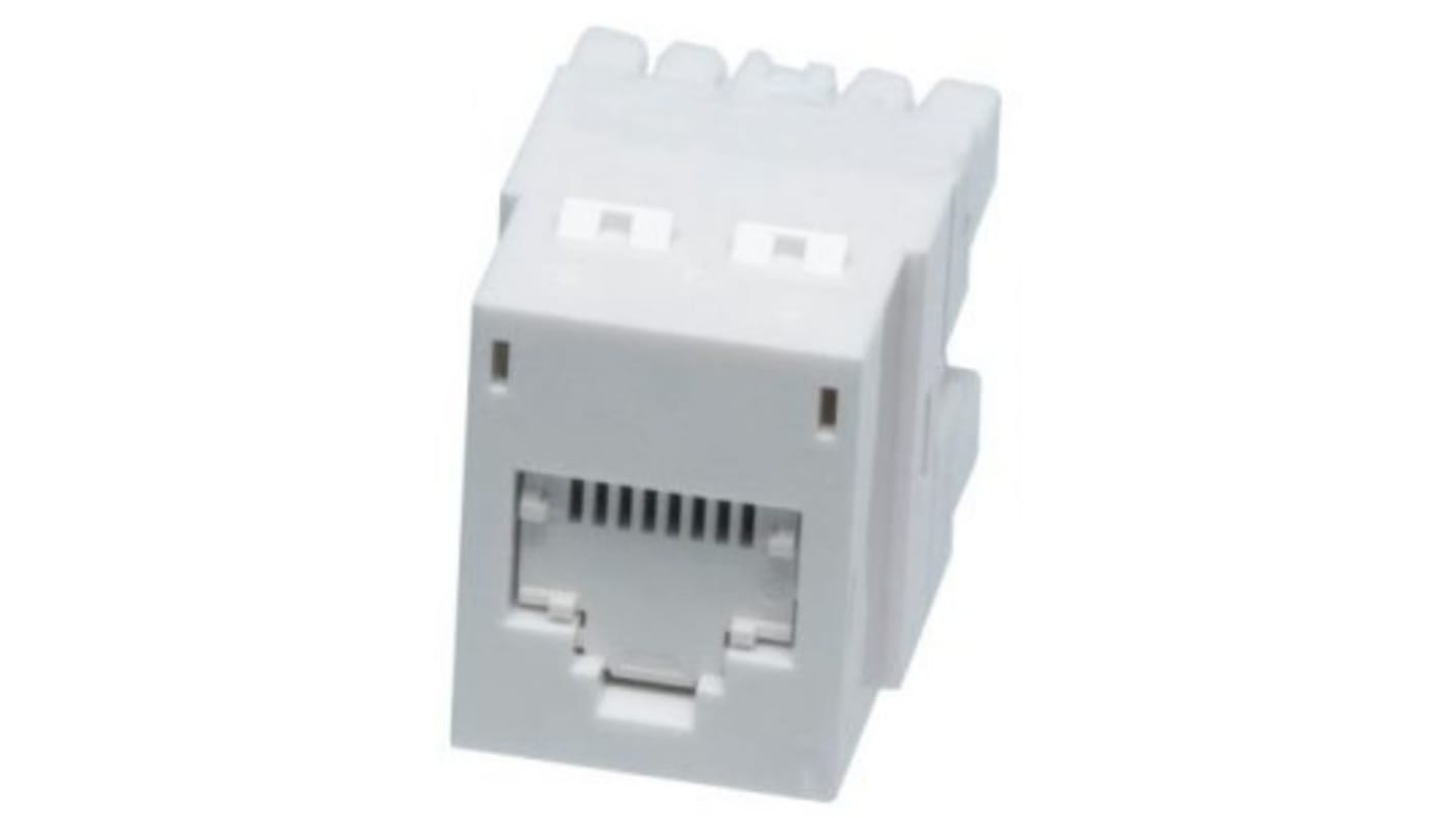 Molex Premise Networks Female Ethernet Connector, Snap-In, Cat6