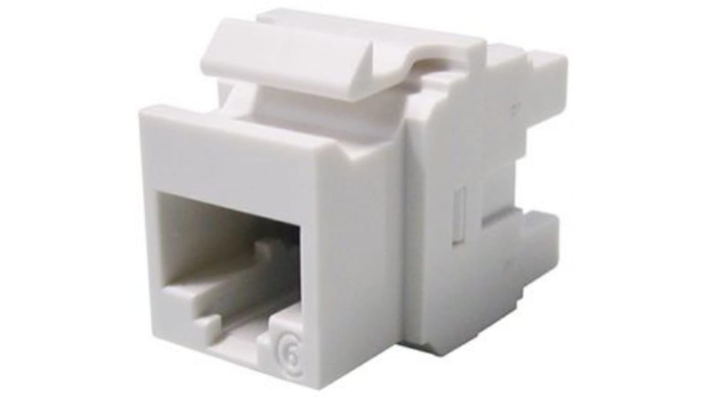 Molex Premise Networks Cat6 RJ45 Keystone Jack, Unshielded Shielding