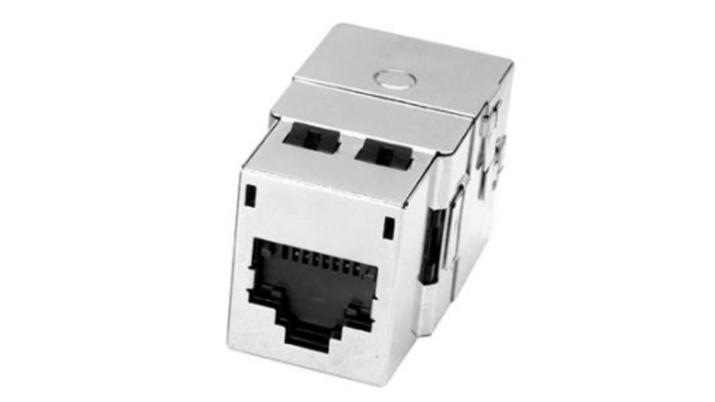 Molex Premise Networks Female Ethernet Connector, Snap-In, Cat6